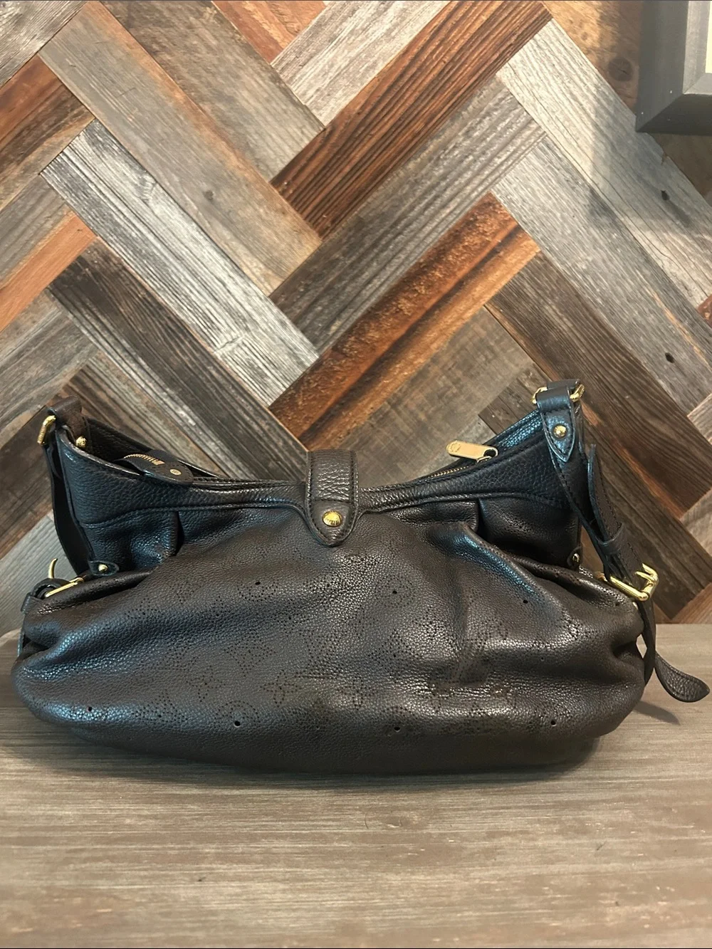 Louis Vuitton Monogram Mahina XS Hobo Bag